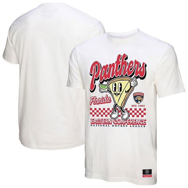 

Мужская белая футболка florida panthers local food Mitchell & Ness