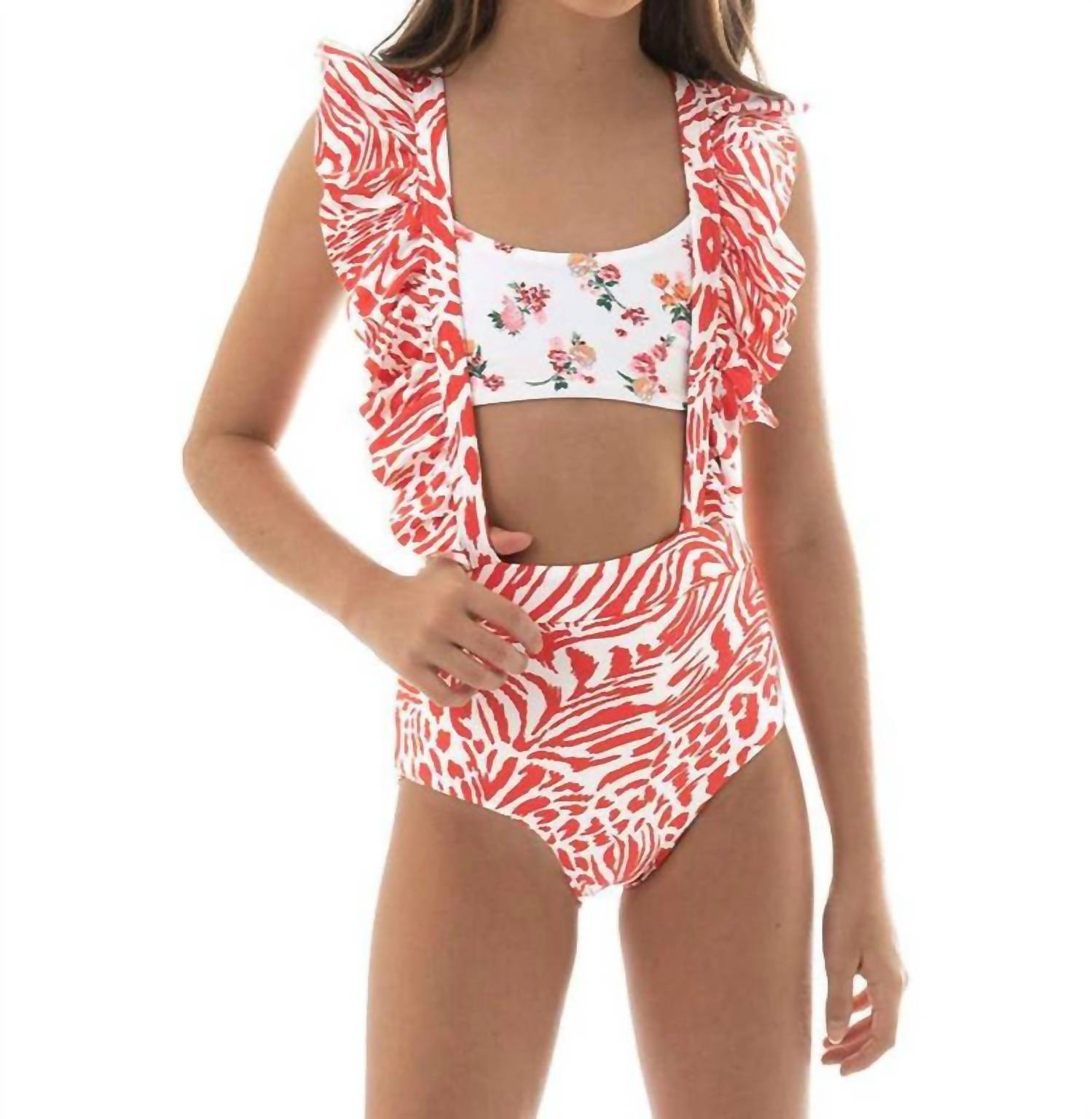 

Горько-сладкий комбинезон для девочек в джунглях Бегонии MAAJI, Begonia Jungle