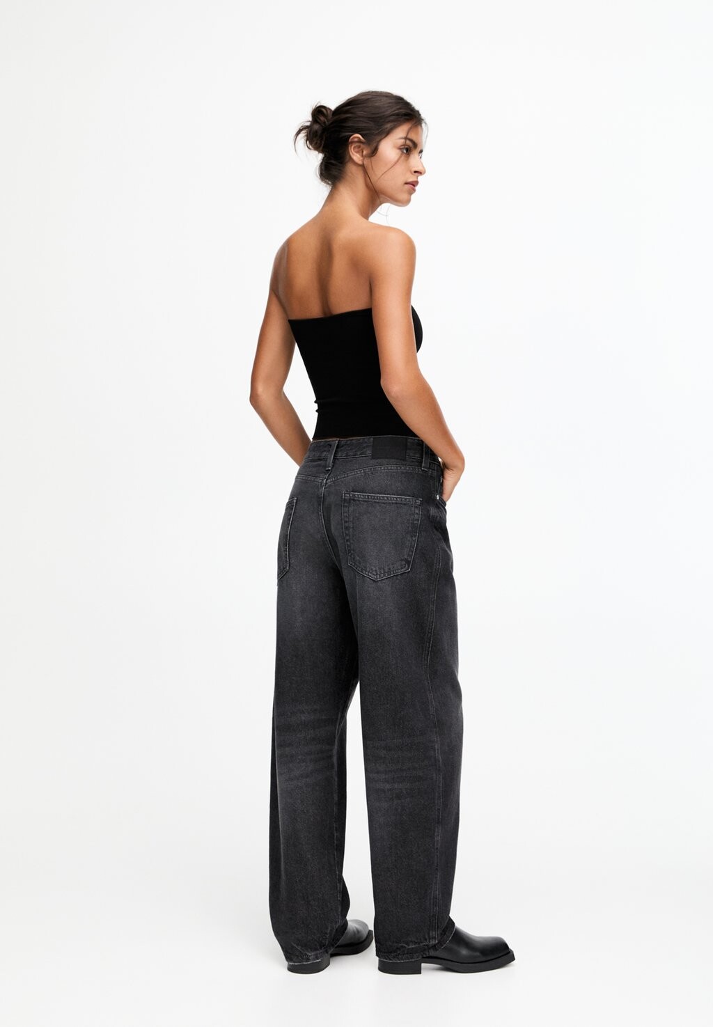 

Топ RHINESTONE-BANDEAU PULL&BEAR, черный