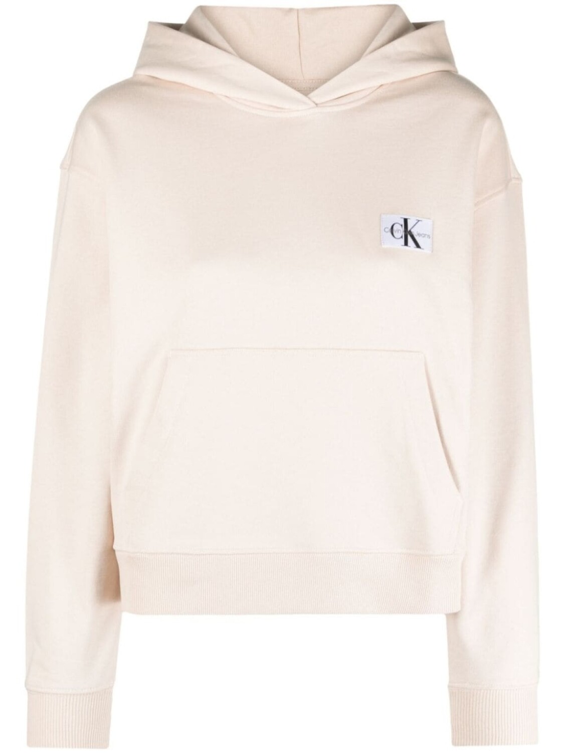 

Calvin Klein Jeans худи с нашивкой-логотипом, нейтральный цвет