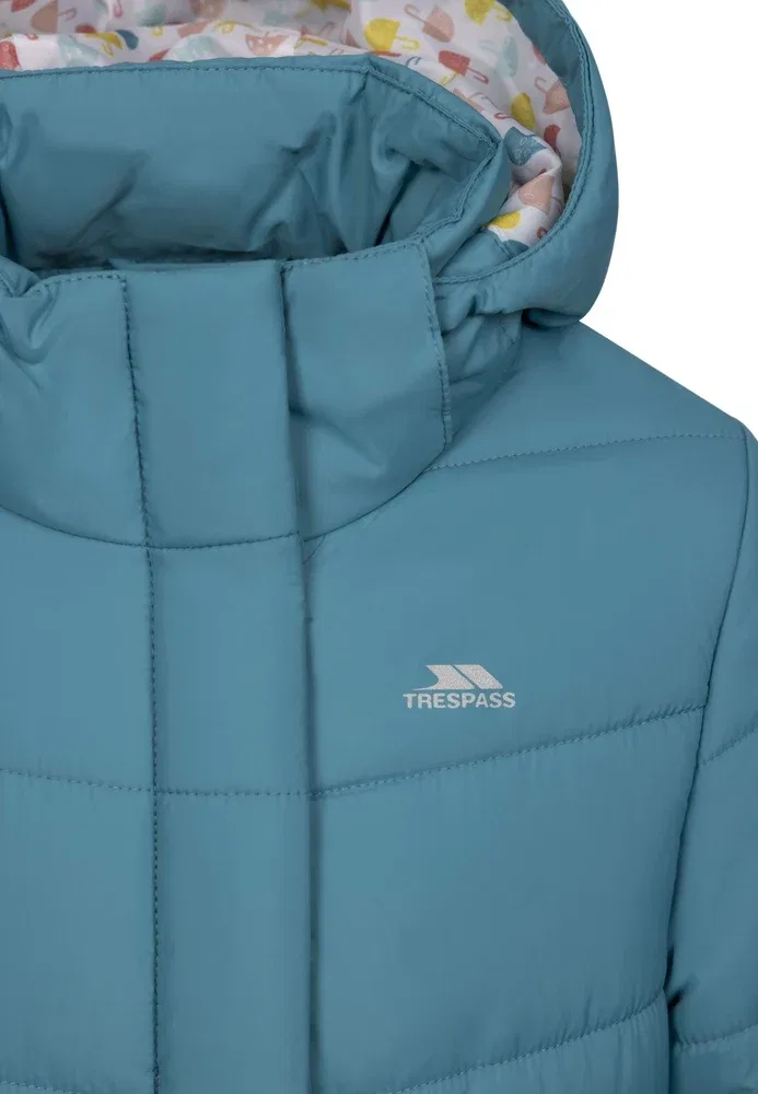 Зимняя куртка детская, Ellster Casual Jacket, Trespass, зеленая — фото 3
