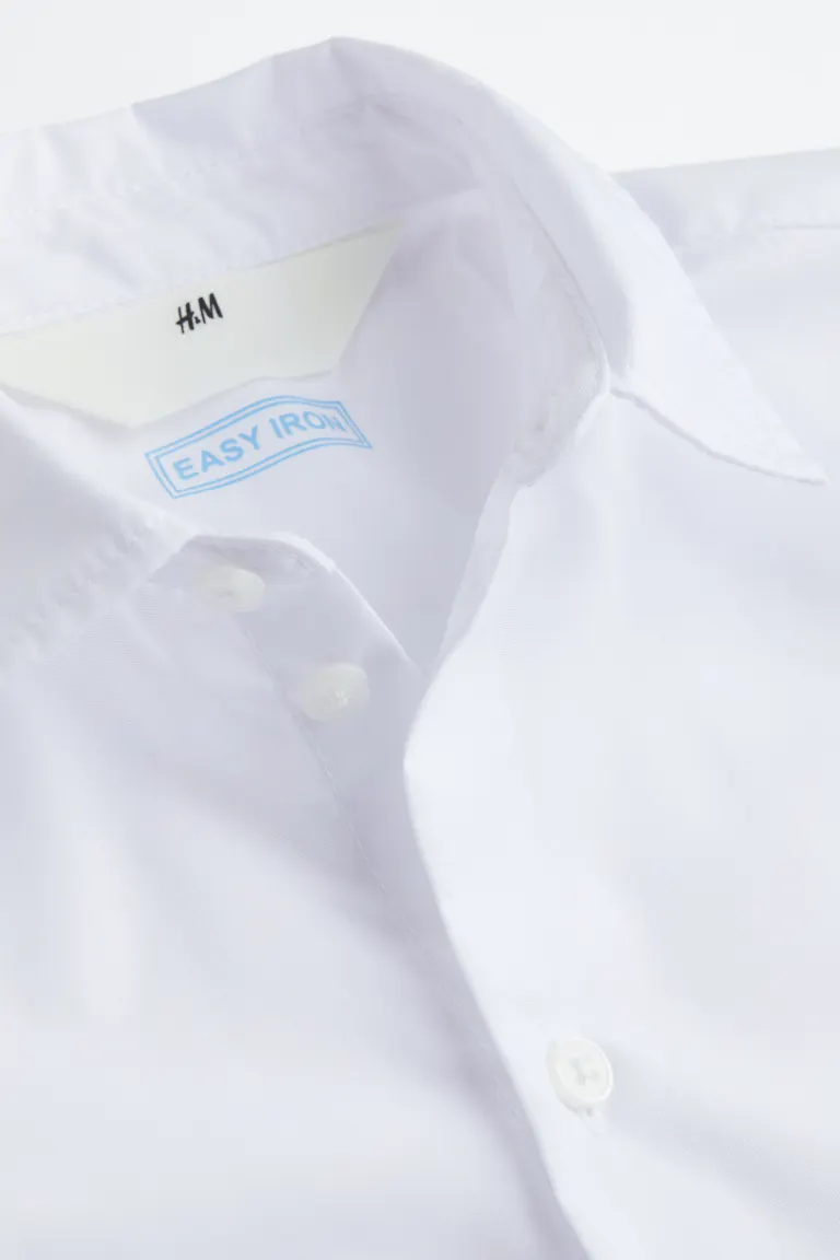 

Рубашка «легкая глажка» H&M, белый