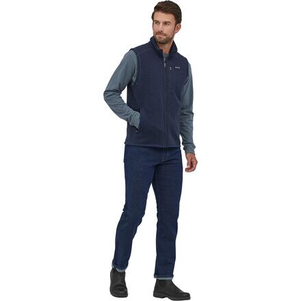 Флисовый жилет Better Sweater мужской Patagonia, темно-синий — фото 3