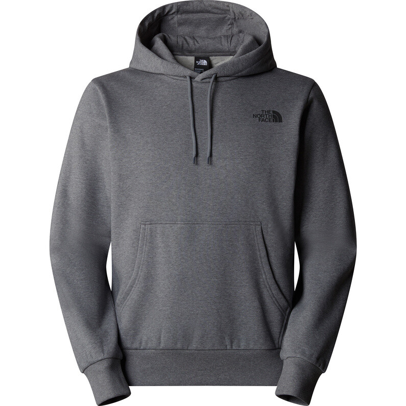 

Мужская простая толстовка с куполом The North Face, серый