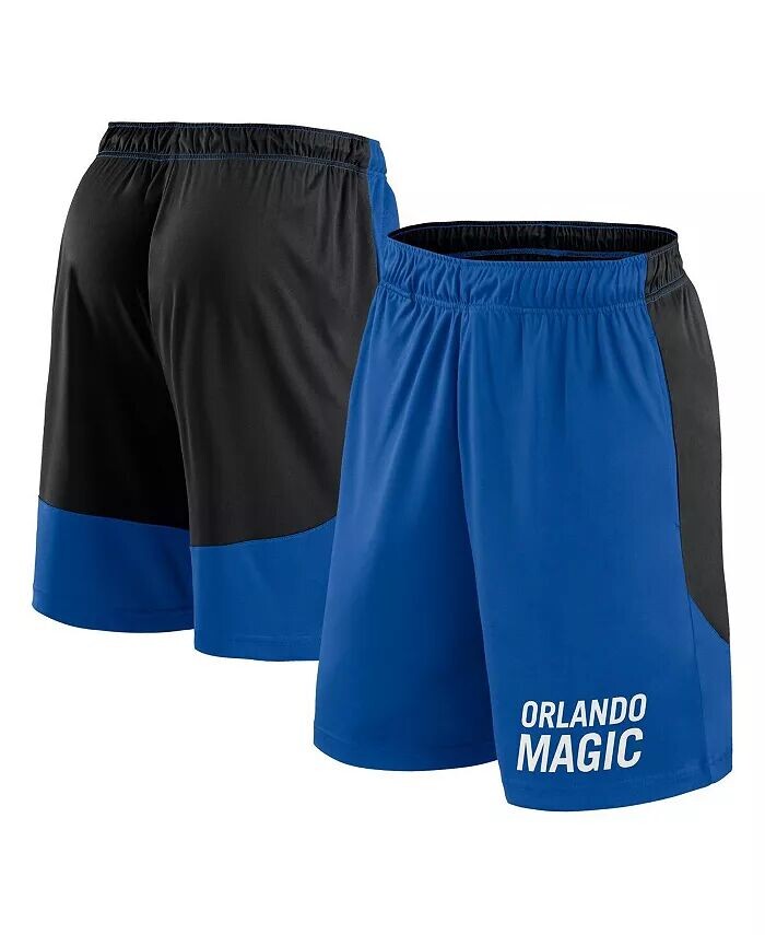 

Мужские шорты Orlando Magic Launch Performance, сине-черные Logo Athletic