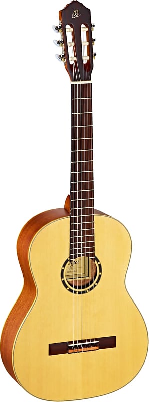 

Акустическая гитара Ortega Guitars R121SN Family Series Slim Neck Nylon 6-String Guitar w/ Free Bag, Spruce Top and Mahogany Body, Satin Finish