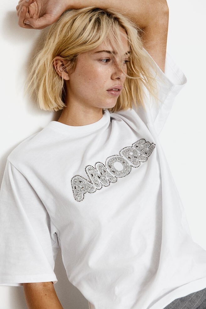 

Футболка с мотивом H&M, мультиколор