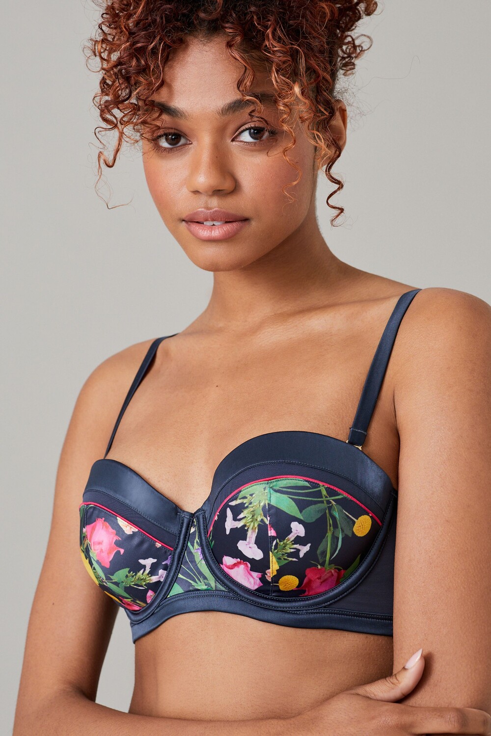 

Атласный многофункциональный бюстгальтер B By Ted Baker, синий