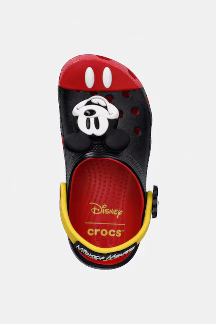 Шлепанцы Classic Mickey Mouse Clog Crocs, черный — фото 4