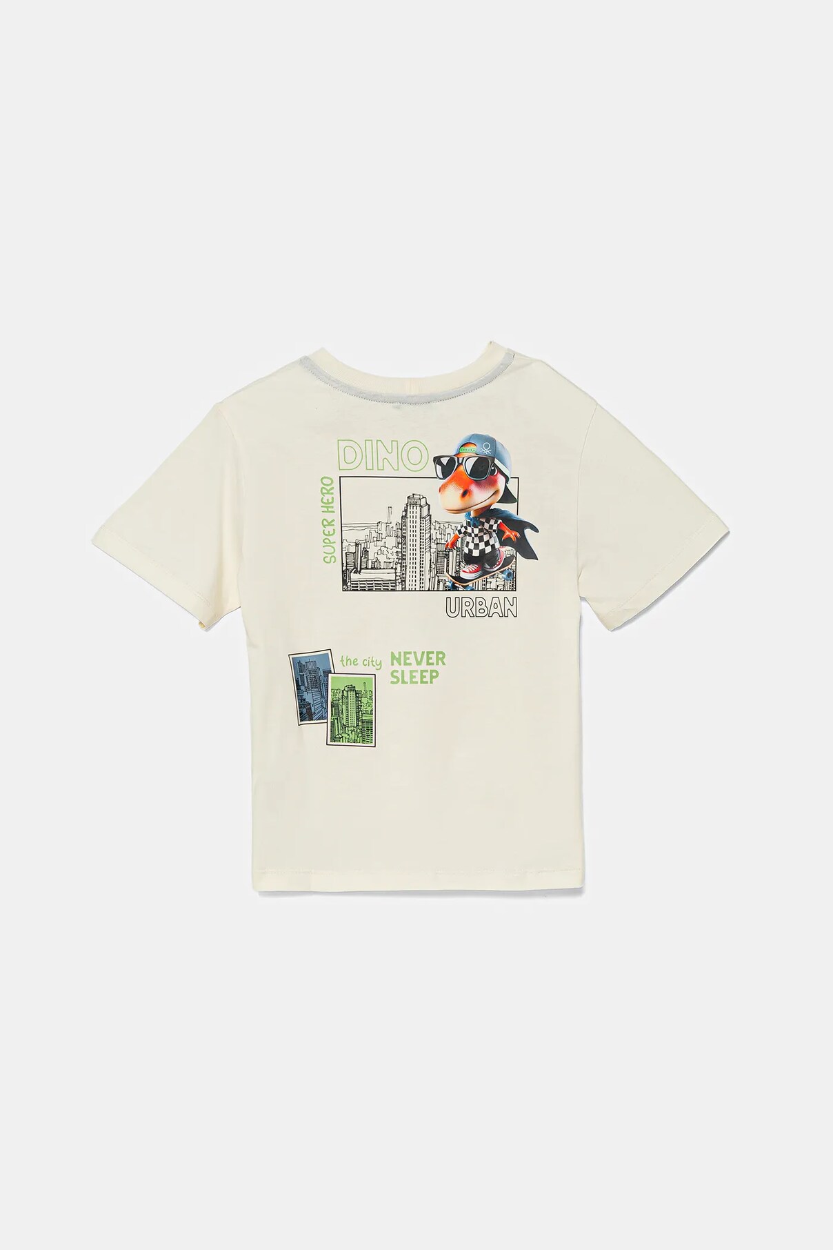 

Футболка из хлопка для детей United Colors Of Benetton, бежевый