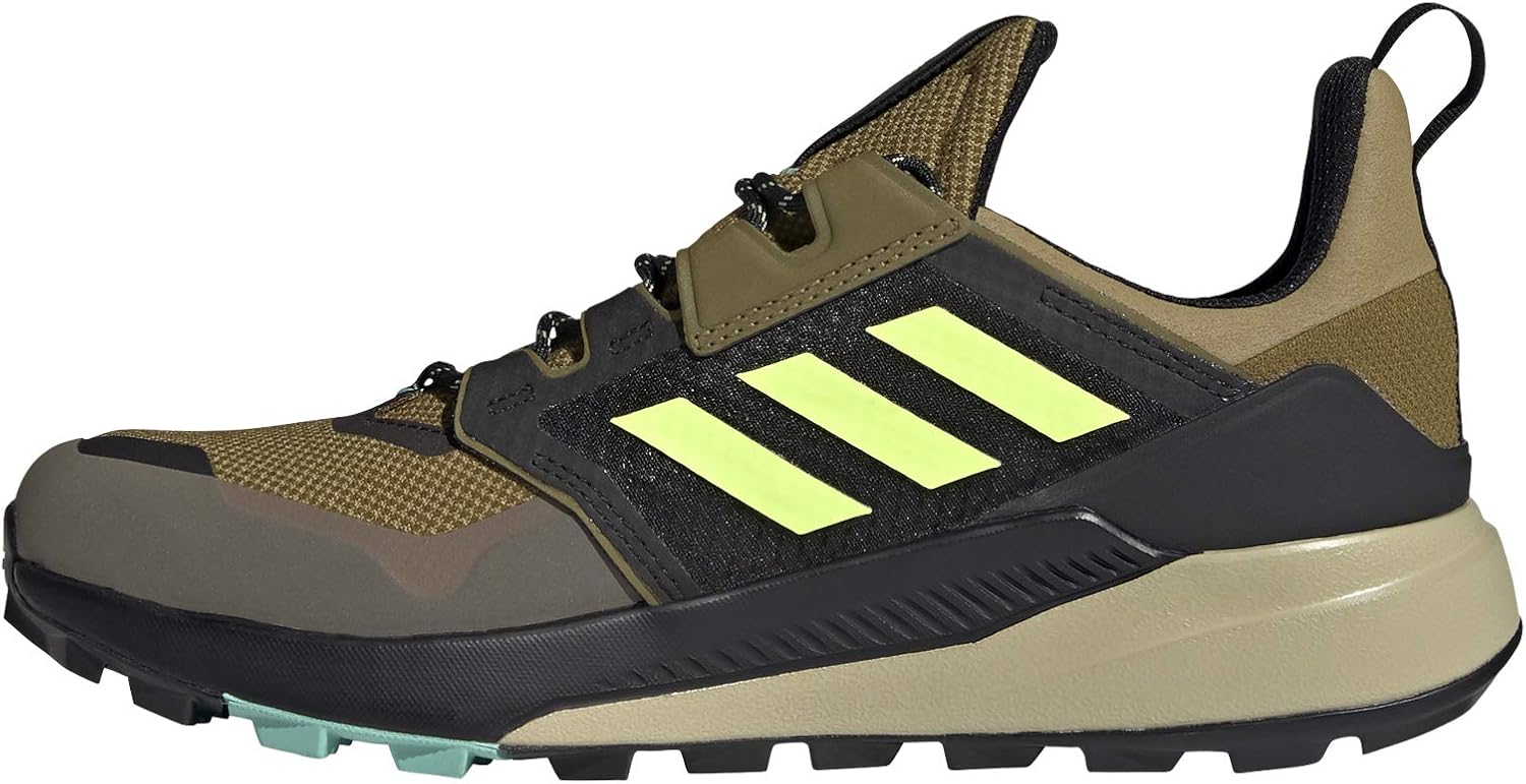 Мужские походные ботинки Adidas Terrex Trailmaker с Gore-TEX, желтый/мятный — фото 4