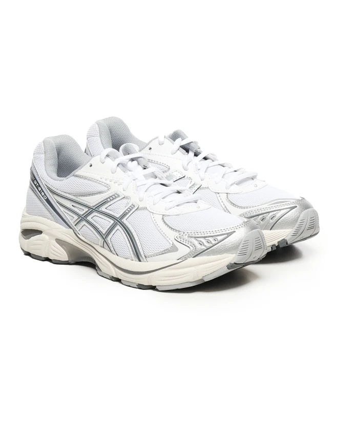 Кроссовки с сетчатыми вставками и тигровыми полосками Asics, белый — фото 2