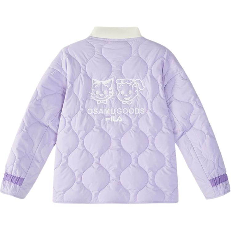 Детские утепленные куртки FILA KIDS, фиолетовый — фото 3
