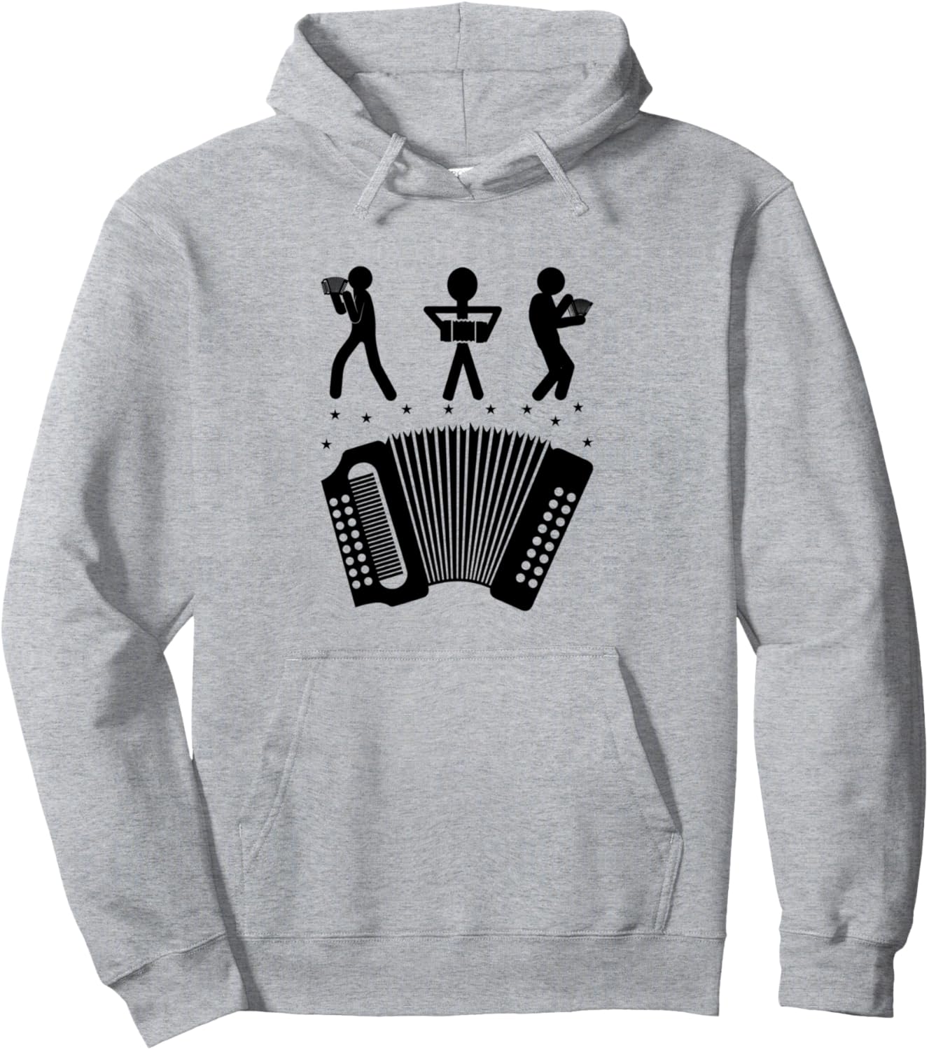 

Худи с изображением аккордеонного оркестра, музыканта, аккордеониста и любителя музыки Funny Accordion Player Accordionist Musician, серый