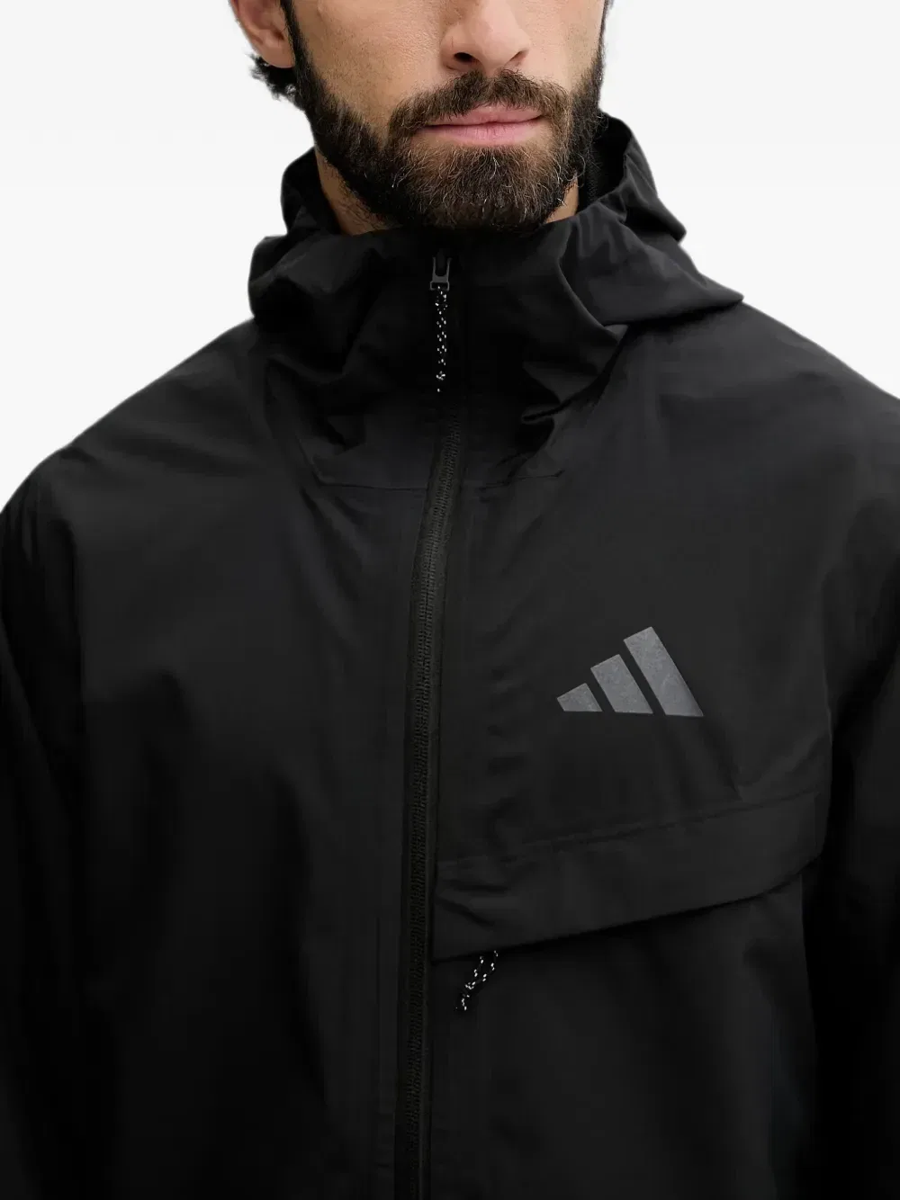 Куртка-худи Terrex Adidas, черный — фото 4