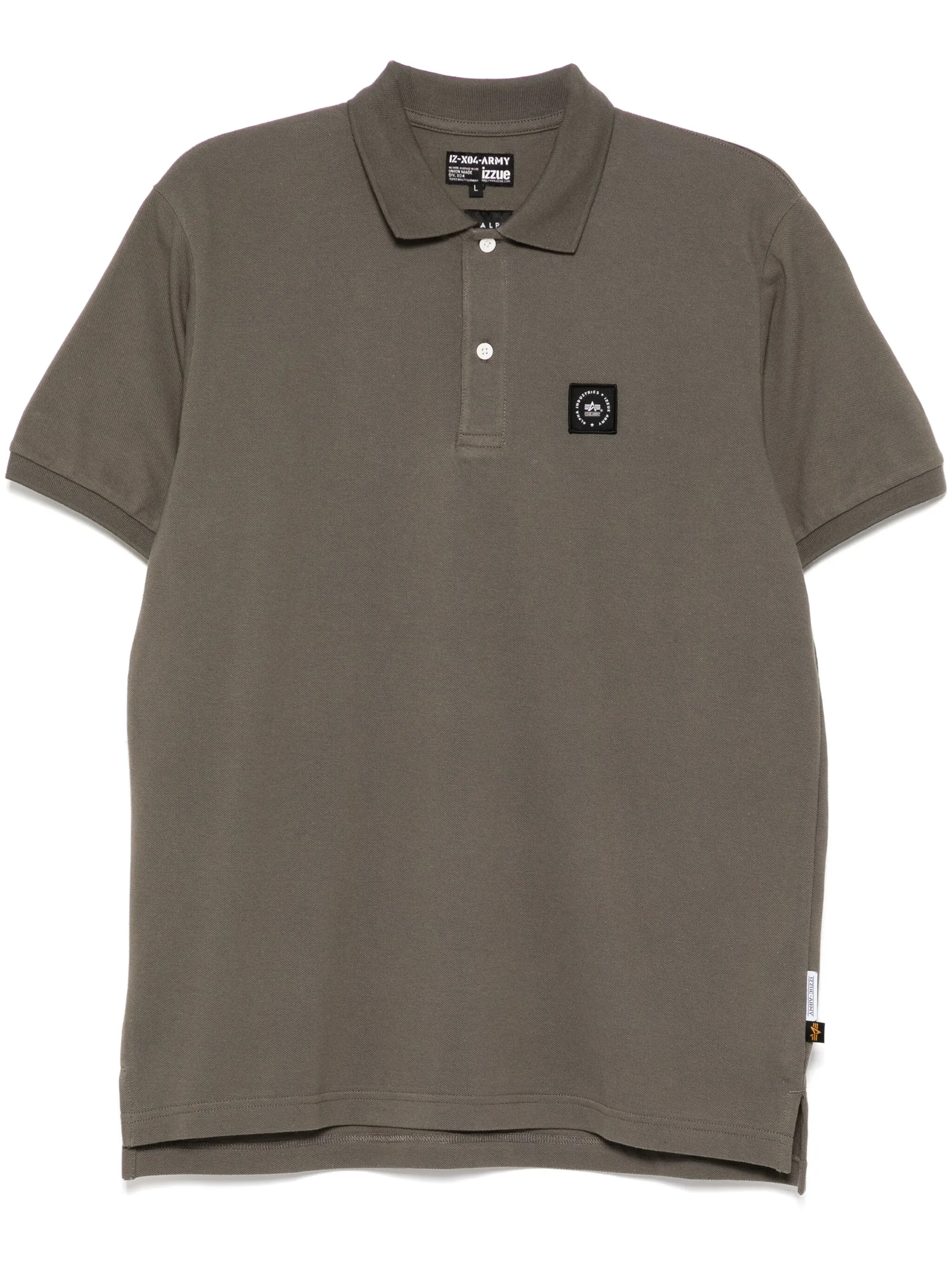 

Рубашка поло с нашивкой-логотипом Izzue, зеленый