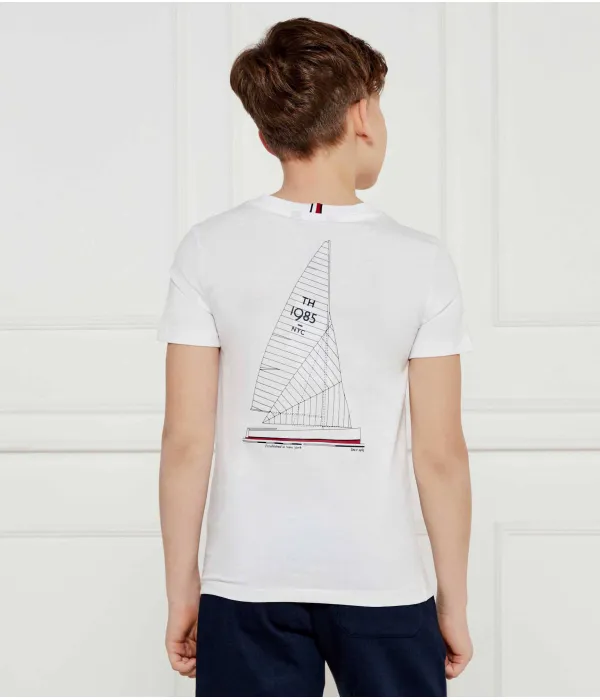Футболка Regular fit Tommy Hilfiger, белый — фото 3