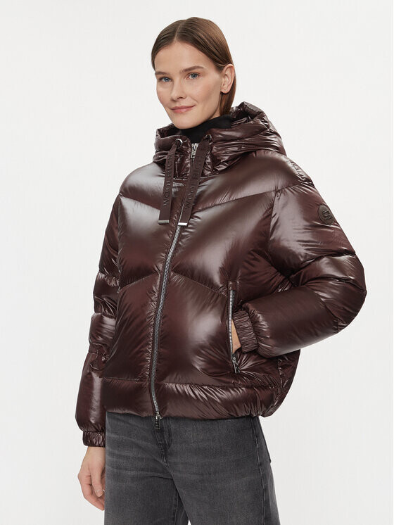 

Пуховик стандартного кроя Woolrich, коричневый