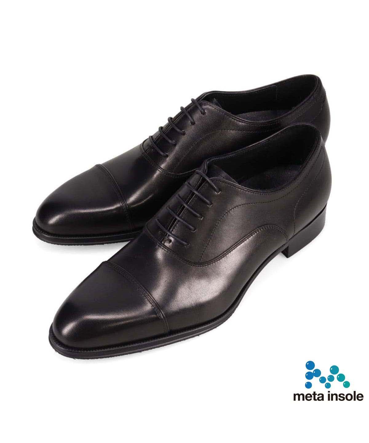 Реабилитационные туфли Madras, туфли Inner Wing Straight Tip Dress Shoes. Madras, black