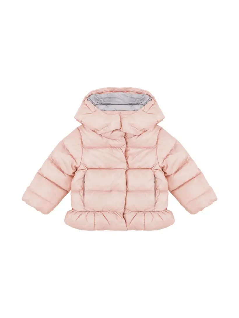 

Стеганый пуховик с логотипом Ralph Lauren, розовый