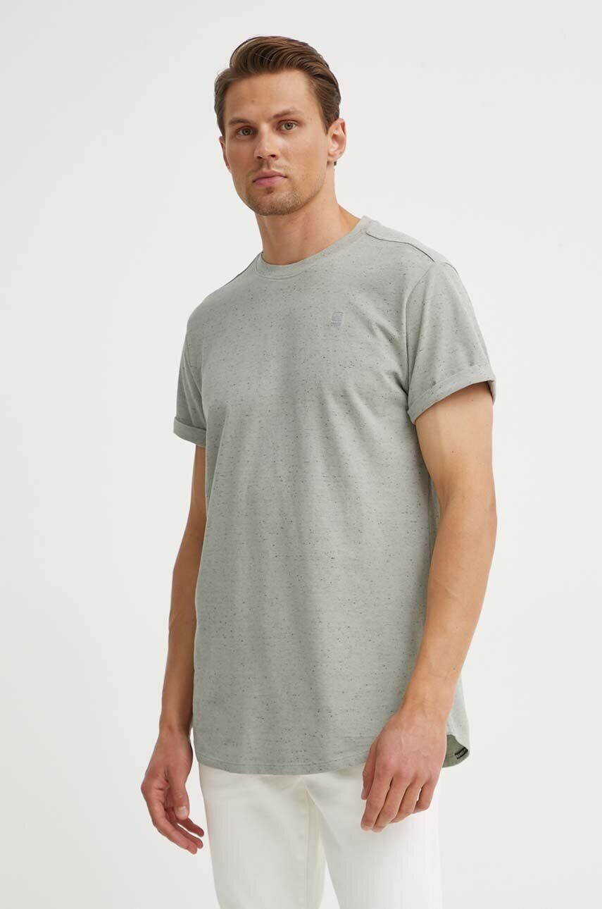 

Хлопковая футболка G-Star Raw, серый
