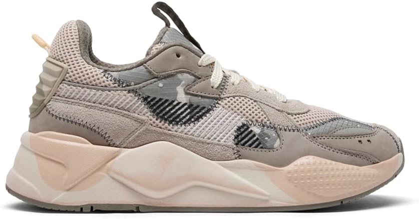 

Мужские кроссовки PUMA RS X Rain Map с шнуровкой - повседневные, бежевые