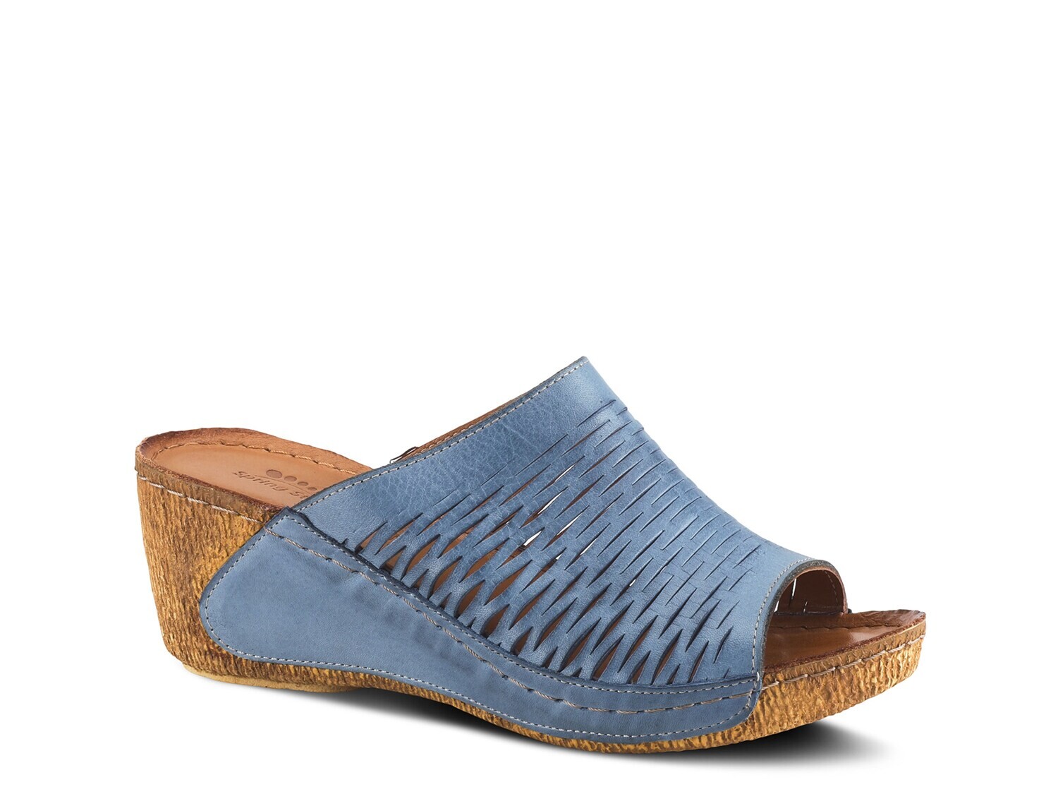Сандалии на танкетке Spring Step Cunacena, синий