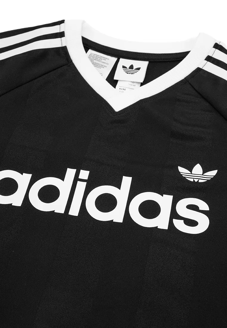 Футболка свободного кроя, детская, Loose Jersey T-Shirt Adidas, черный — фото 3
