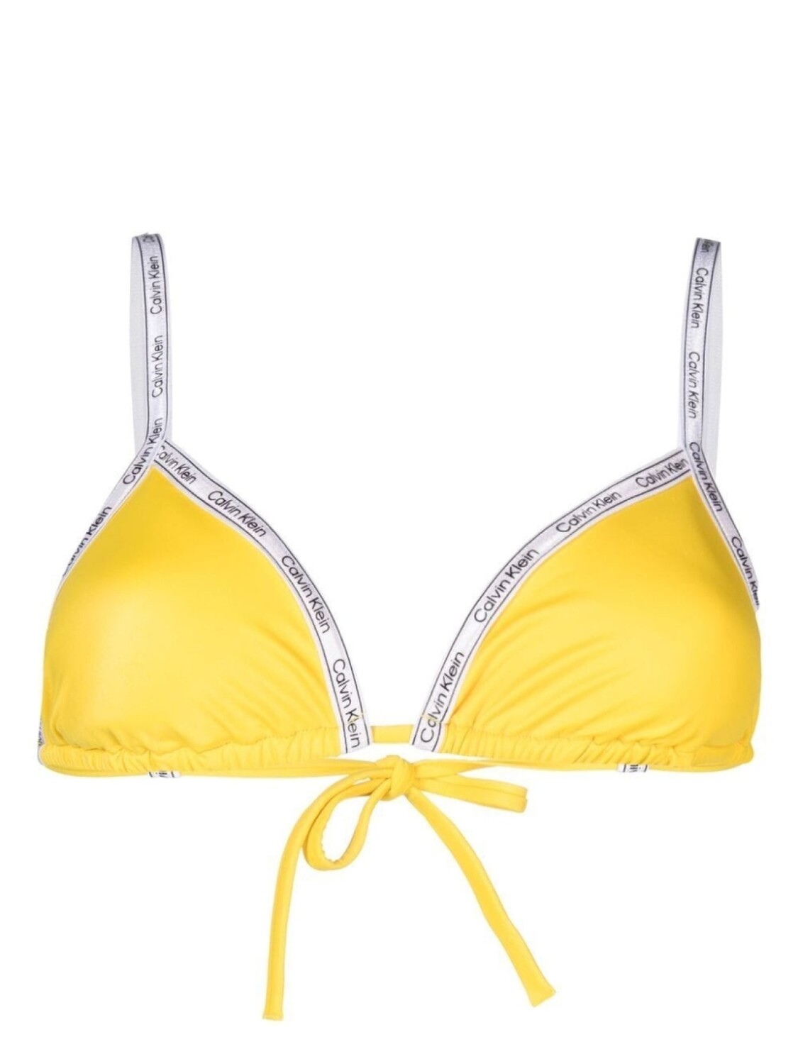 

Calvin Klein топ бикини с логотипом, желтый