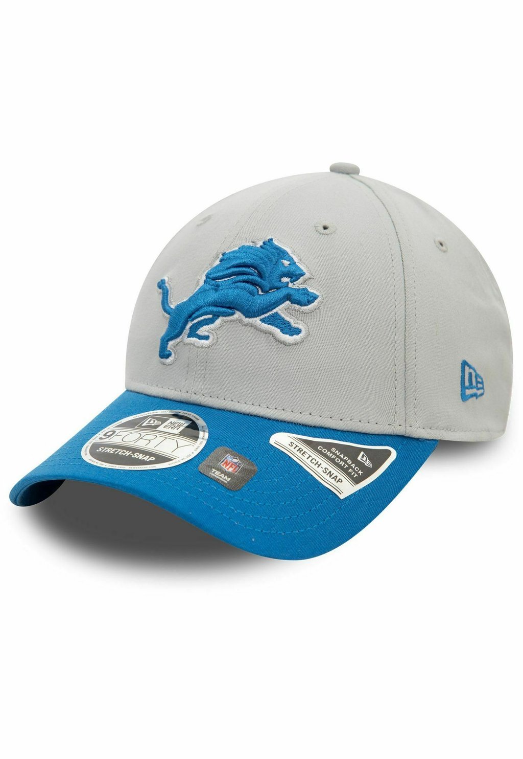 

Бейсболка 9FORTY STRETCHSNAP DETROIT LIONS New Era, серый