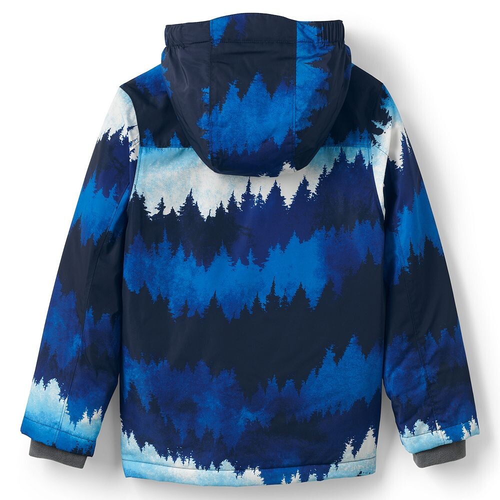 Детская зимняя куртка Lands' End в цвете Regular и Husky для детей 2–20 лет, цвет Night Sky Print — фото 2