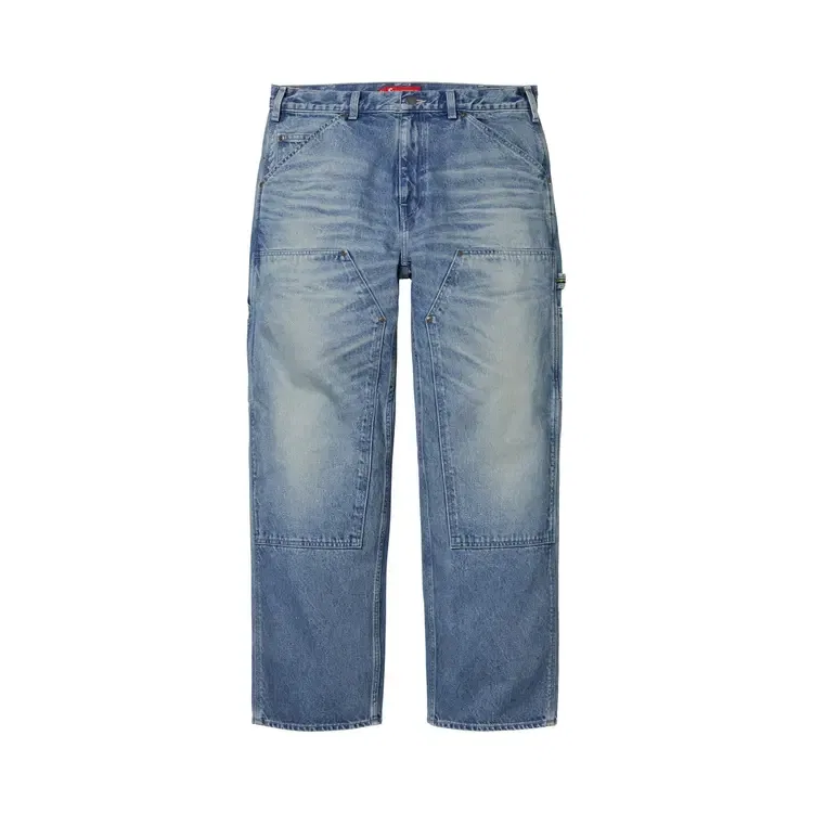 Брюки Supreme Worn Double Knee Painter Pant, синий