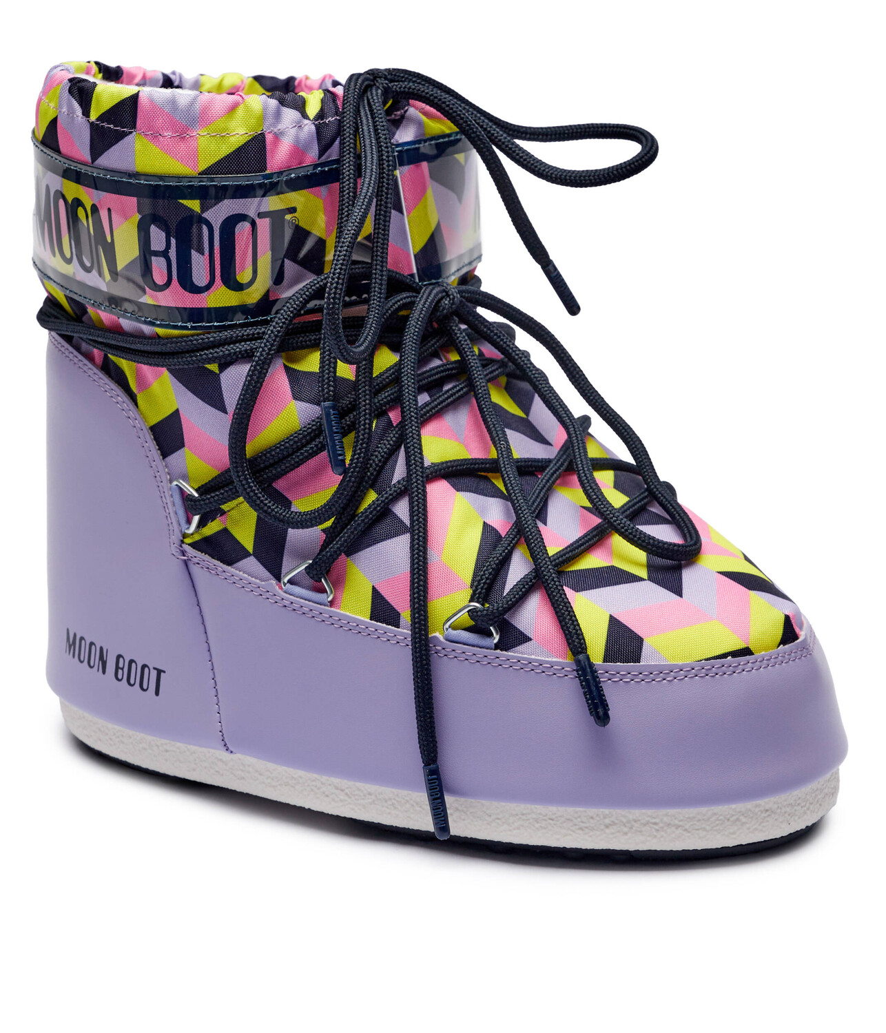 

Зимние сапоги Moon Boot LOW OPTICAL, лавандовый
