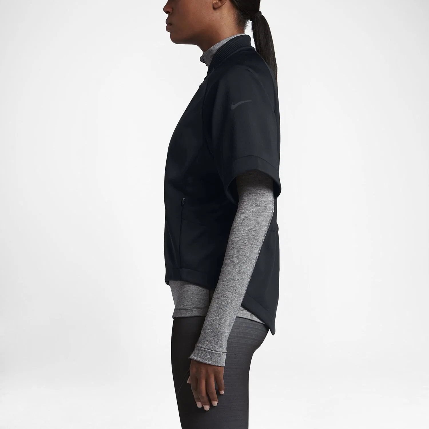 Тренировочный топ Nike Therma-Sphere, черный — фото 4