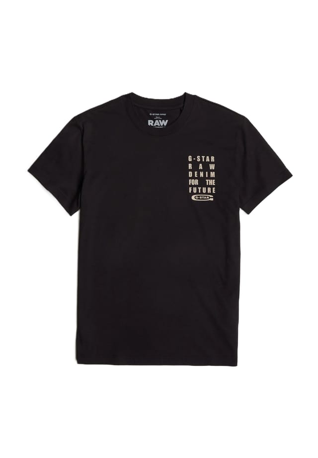 

Хлопковая футболка G-Star Raw, черный