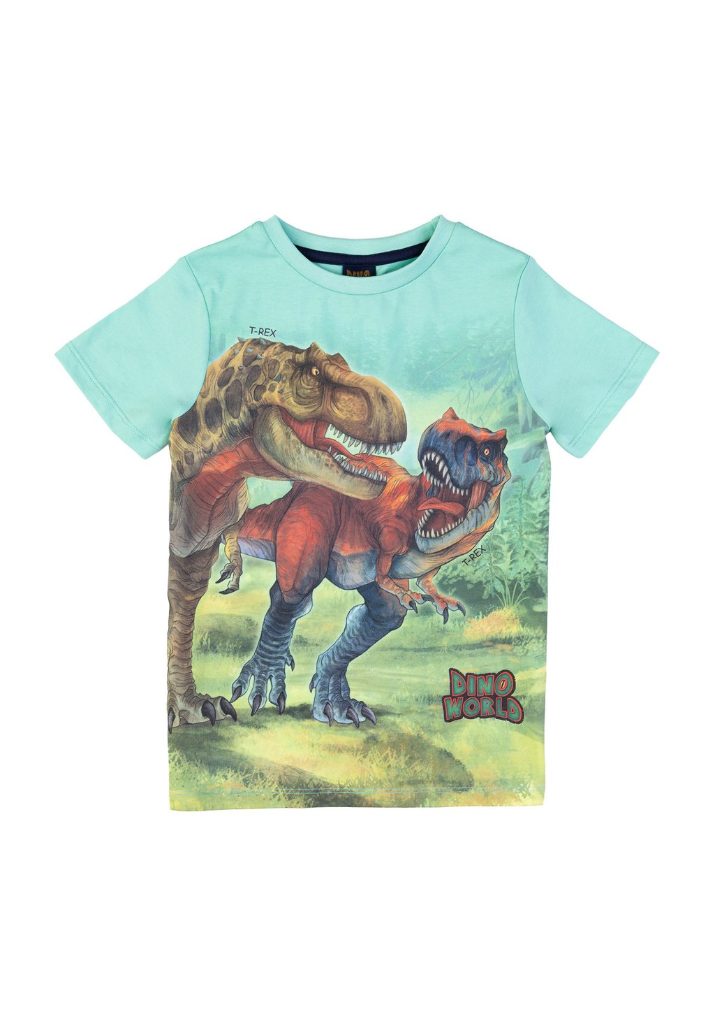

Футболка с принтом Dino World, зеленый