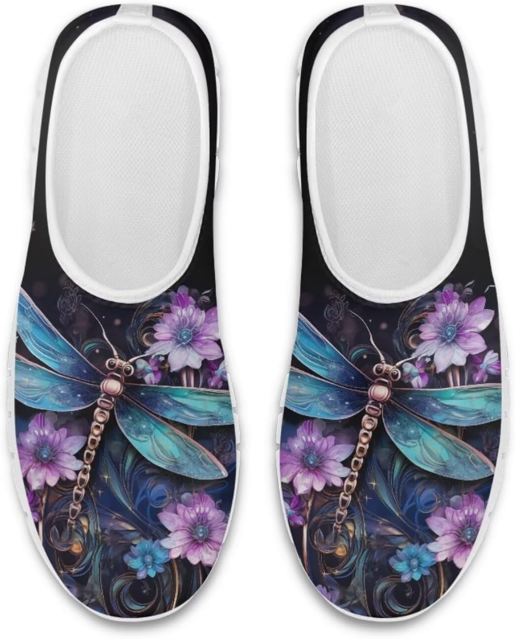 

Кроссовки Chaqlin для женщин и мужчин, Boho Dragonfly Flower