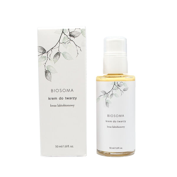 

Крем для лица с лактобионовой кислотой от морщин, розацеа, 50 мл Biosoma