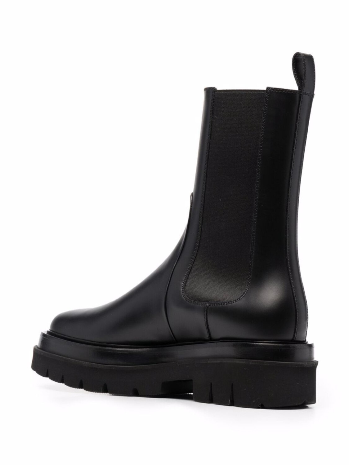 Santoni ботинки на массивной подошве, черный — фото 3