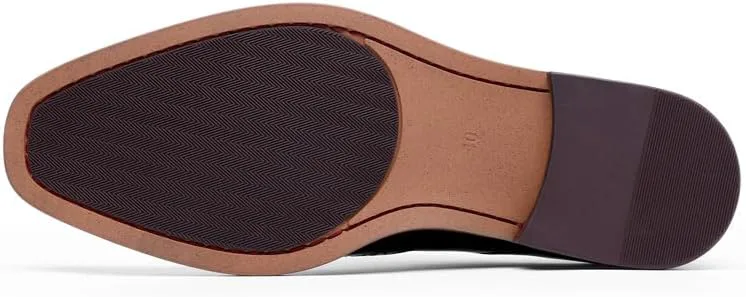 

Мужские классические броги DESAI, оксфорды на шнуровке, формальная обувь для бизнеса, светло-коричневый