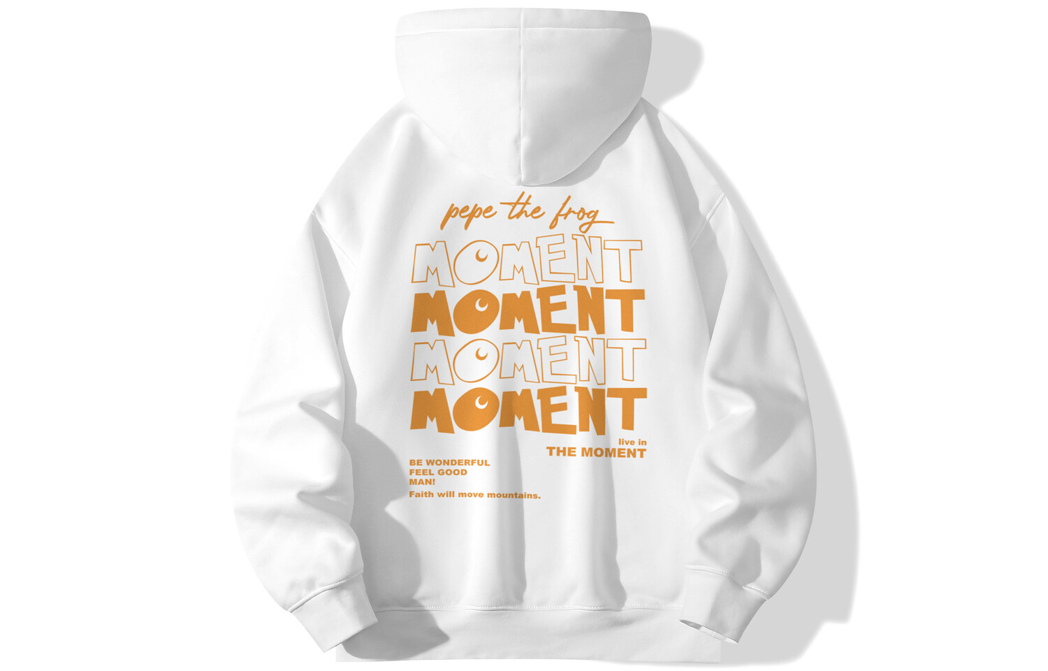 

pepe the frog Толстовка унисекс «Лягушка Пепе», Круглый вырез Бежевый