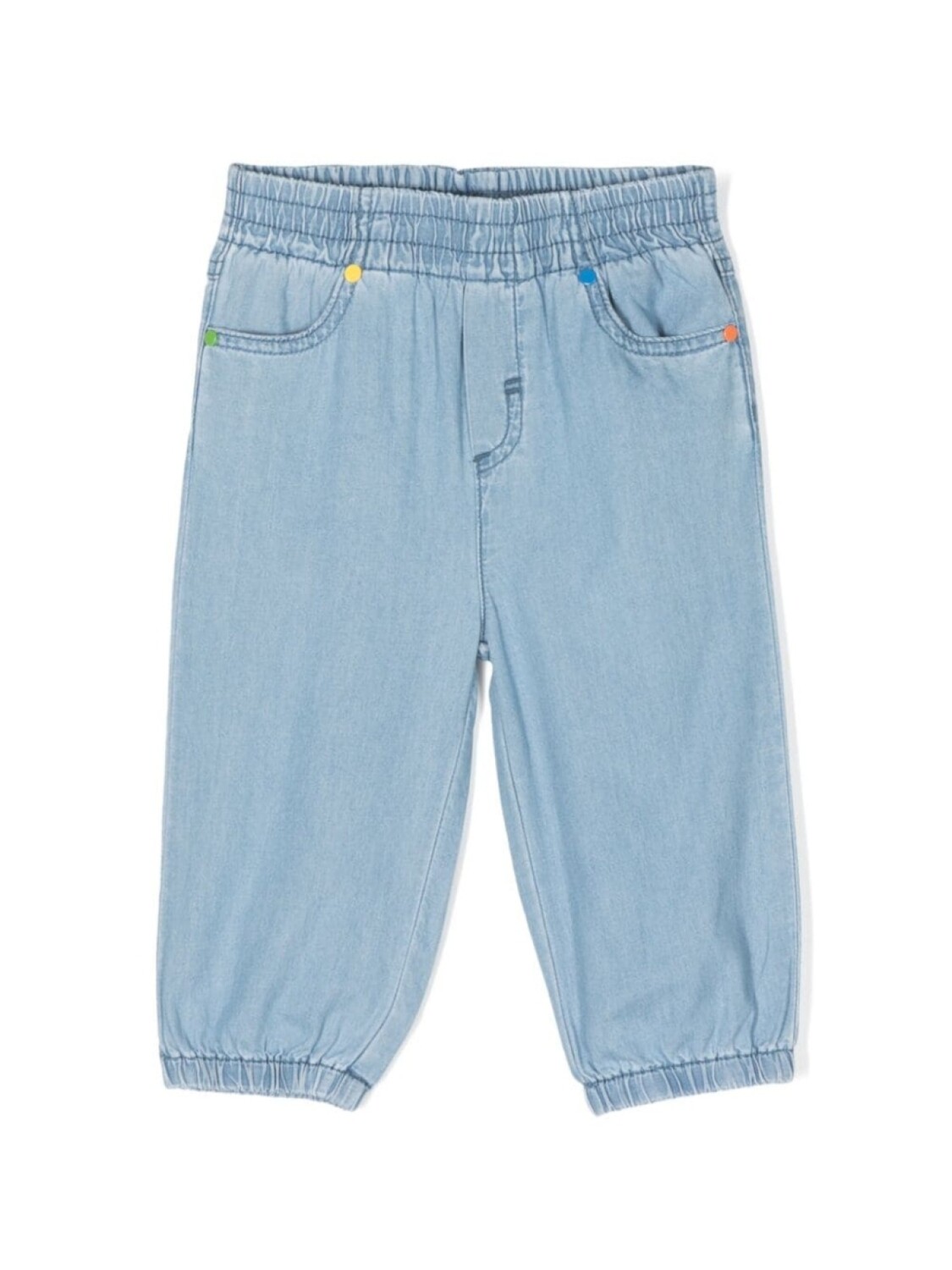 

Stella McCartney Kids джинсы с принтом Sunshine Face, синий