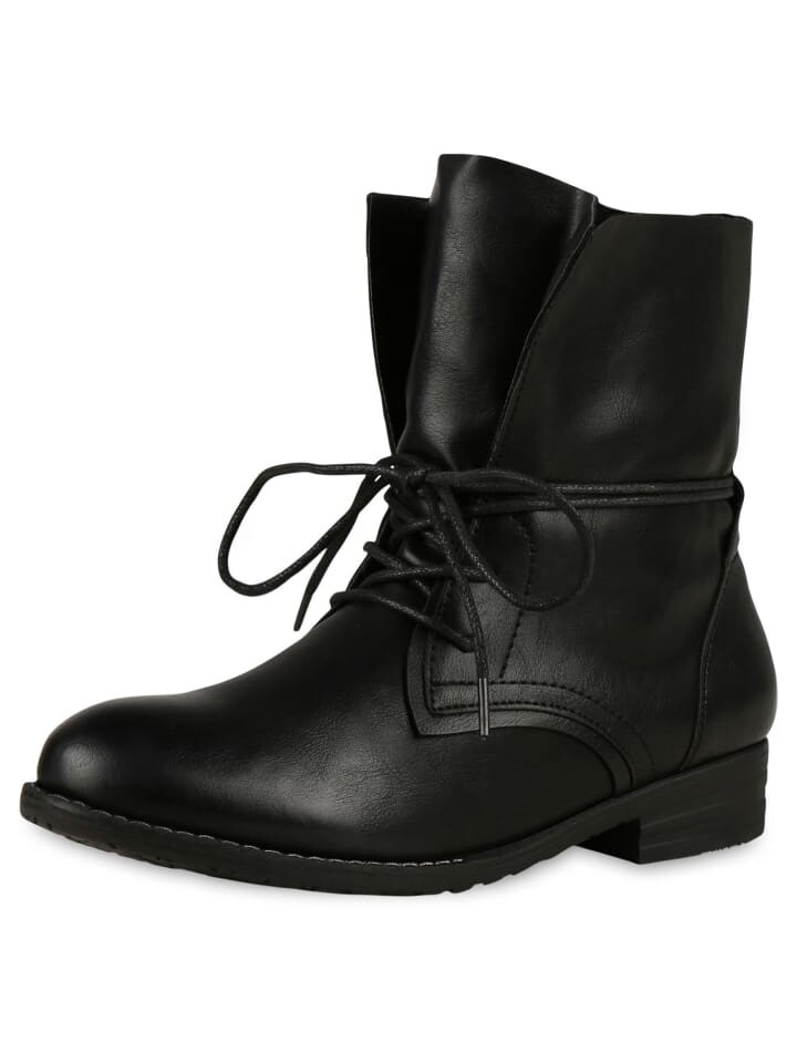 Ботильоны VAN HILL Schnürstiefeletten Amara, черный