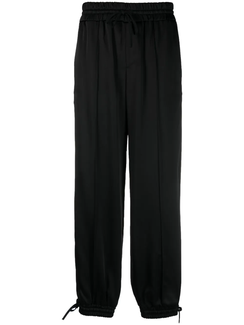 

Зауженные брюки с кулиской JIL SANDER, черный