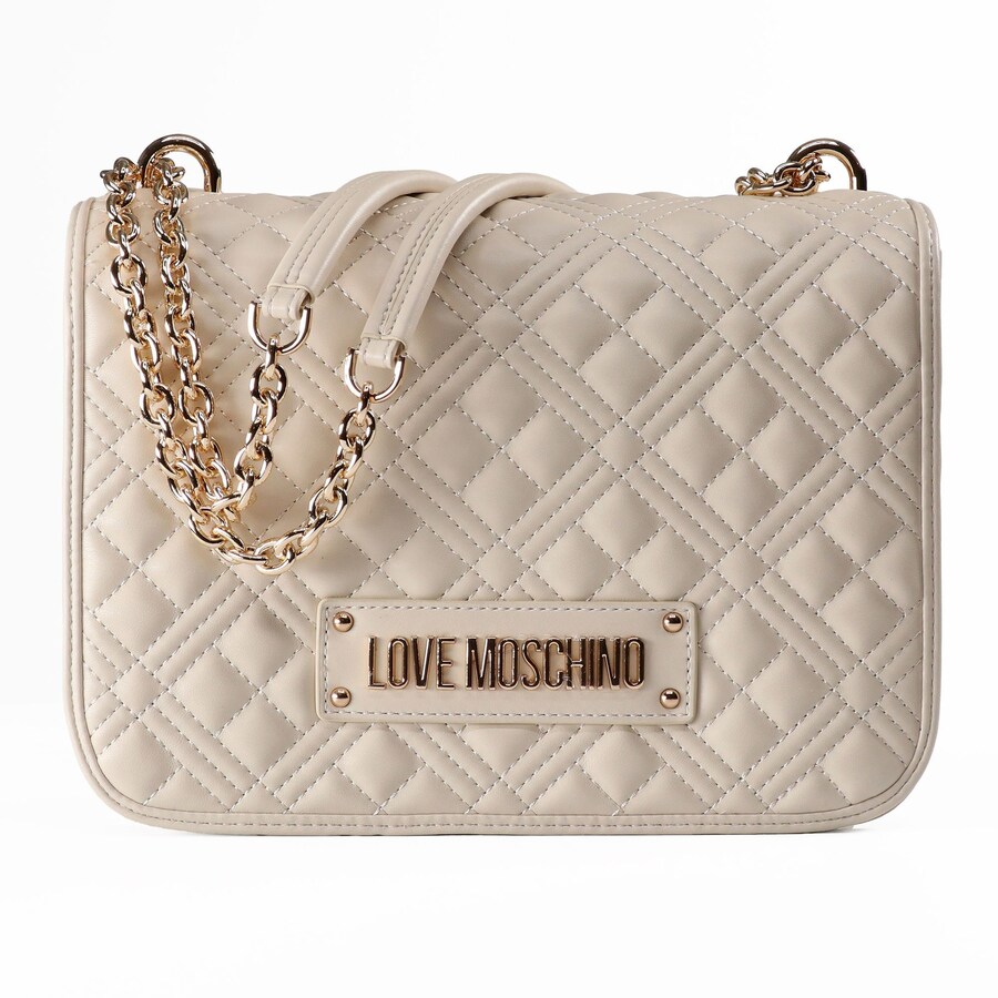 

Сумка через плечо Love Moschino Quilted, White