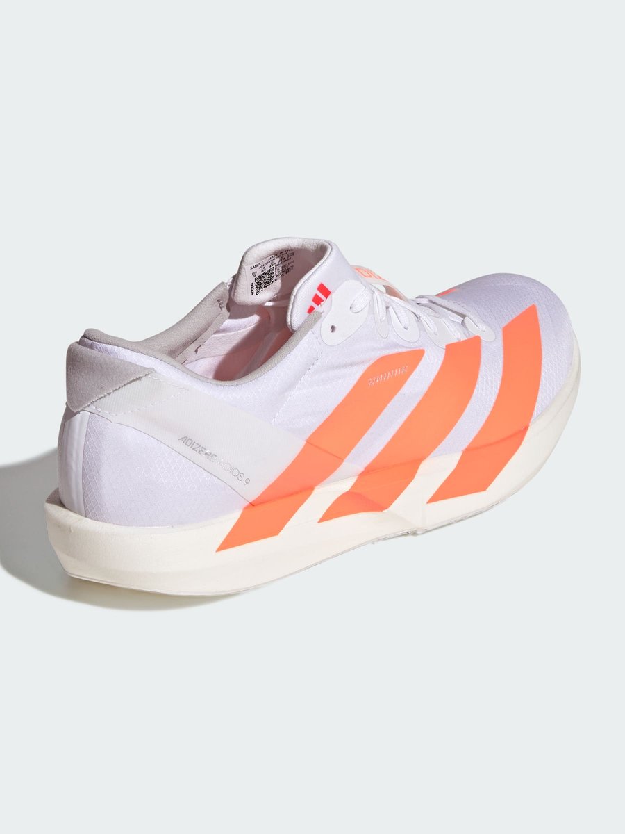 Кроссовки Adidas Performance ADIZERO ADIOS 9 M, Cloud White Lucid Orange Lucid Red/Lilac — фото 4