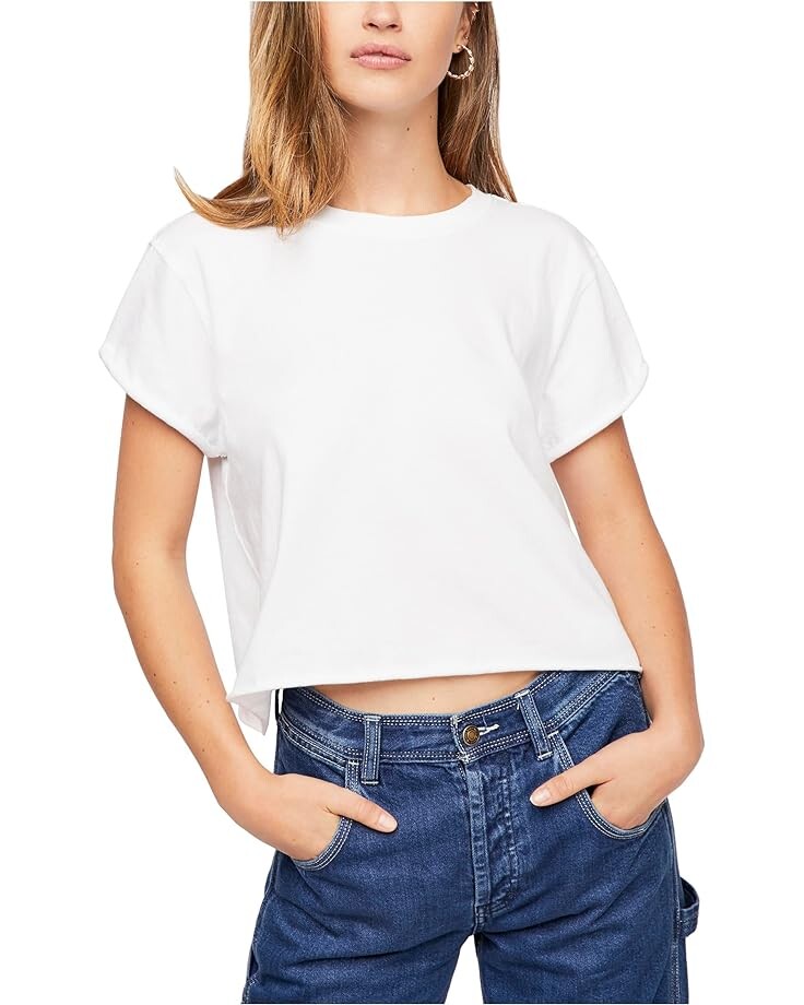 

Футболка Free People The Perfect, белый