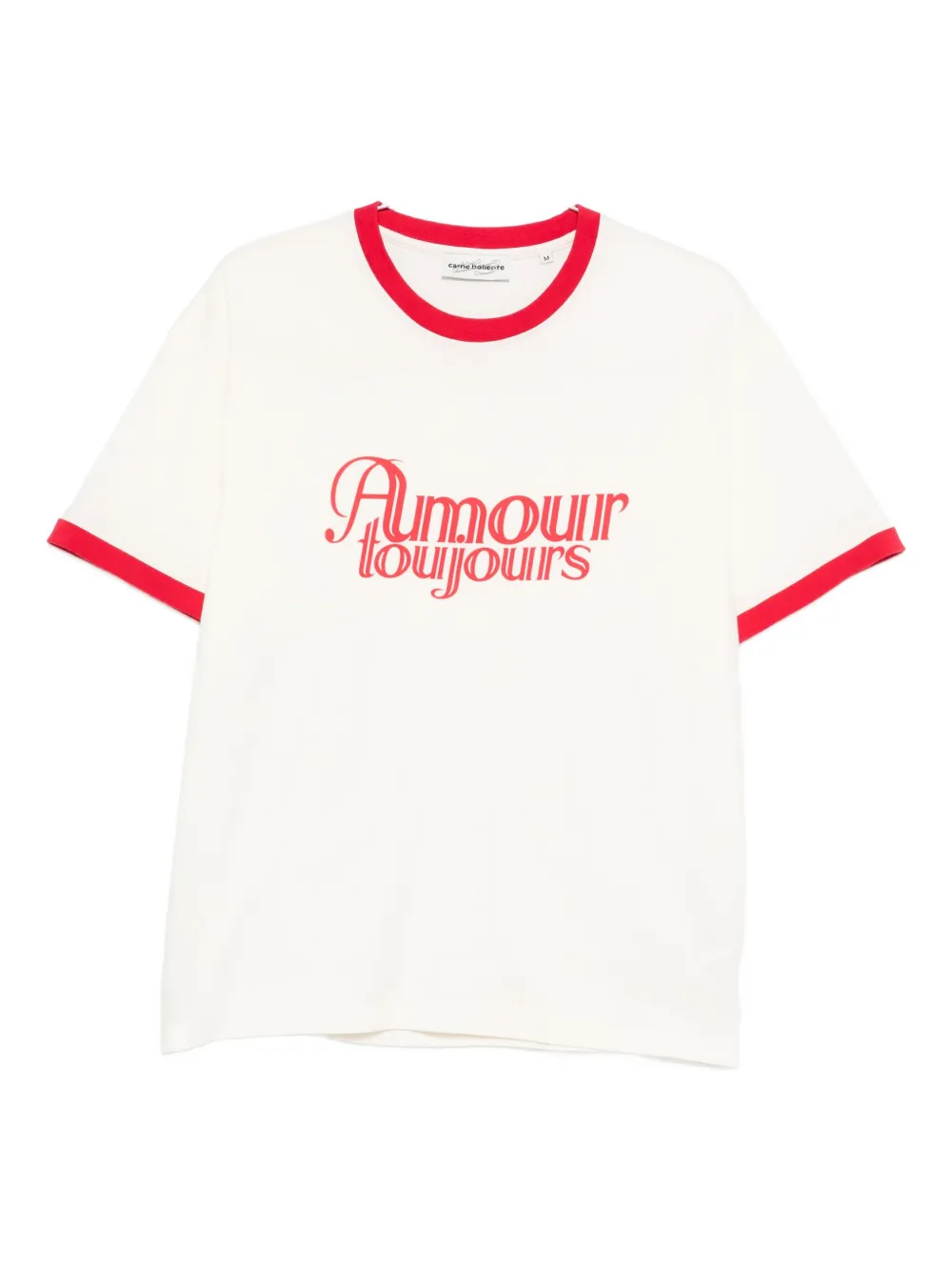 

Футболка "Amour Toujours" CARNE BOLLENTE, белый