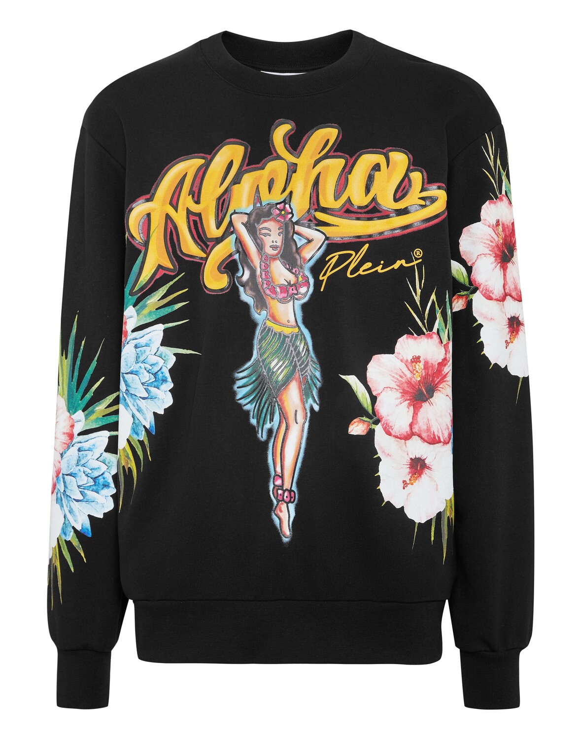 

Толстовка LS Гавайи Philipp Plein, черный
