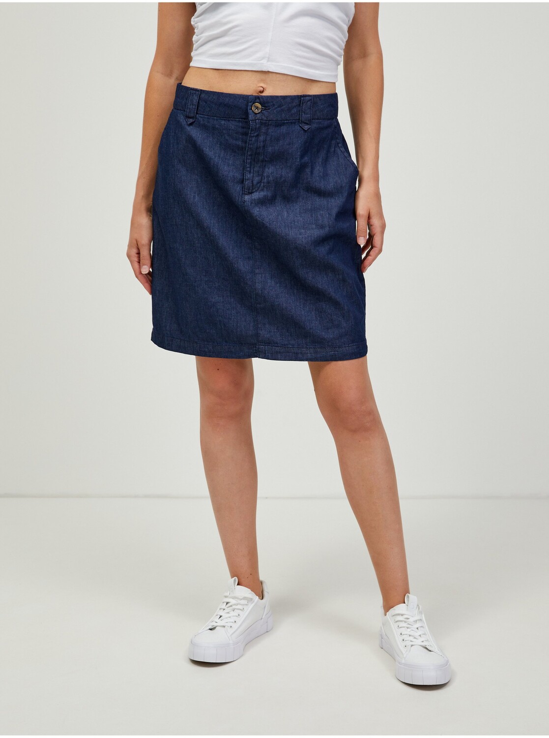 

Юбка до колена orsay Jeans, темно синий
